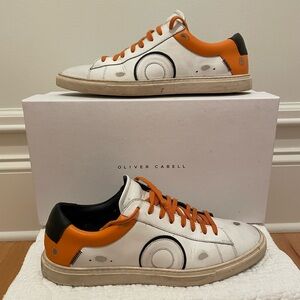 SOLD OLIVER CABELL Men’s Sneakers • LOW 1 • / STARFISH / Orange Laces